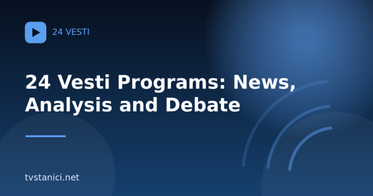 24 Vesti Programs: News, Analysis and Debate
