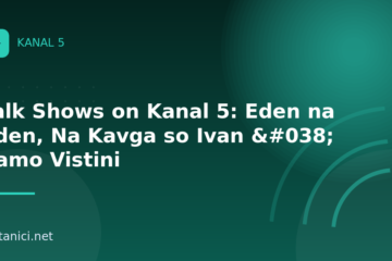 Talk Shows on Kanal 5: Eden na Eden, Na Kavga so Ivan & Samo Vistini